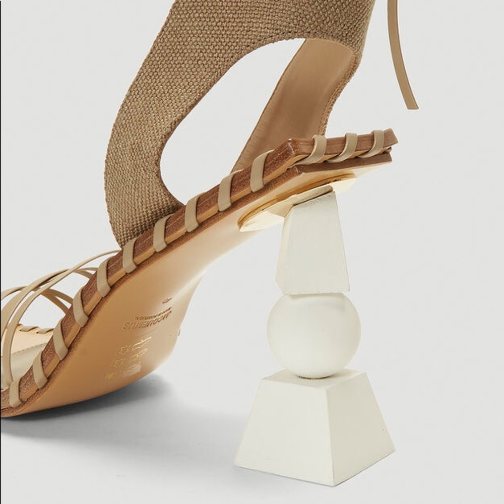 Jacquemus Valerie Hautes Heeled Sandals In Brown - Picture 3 of 14